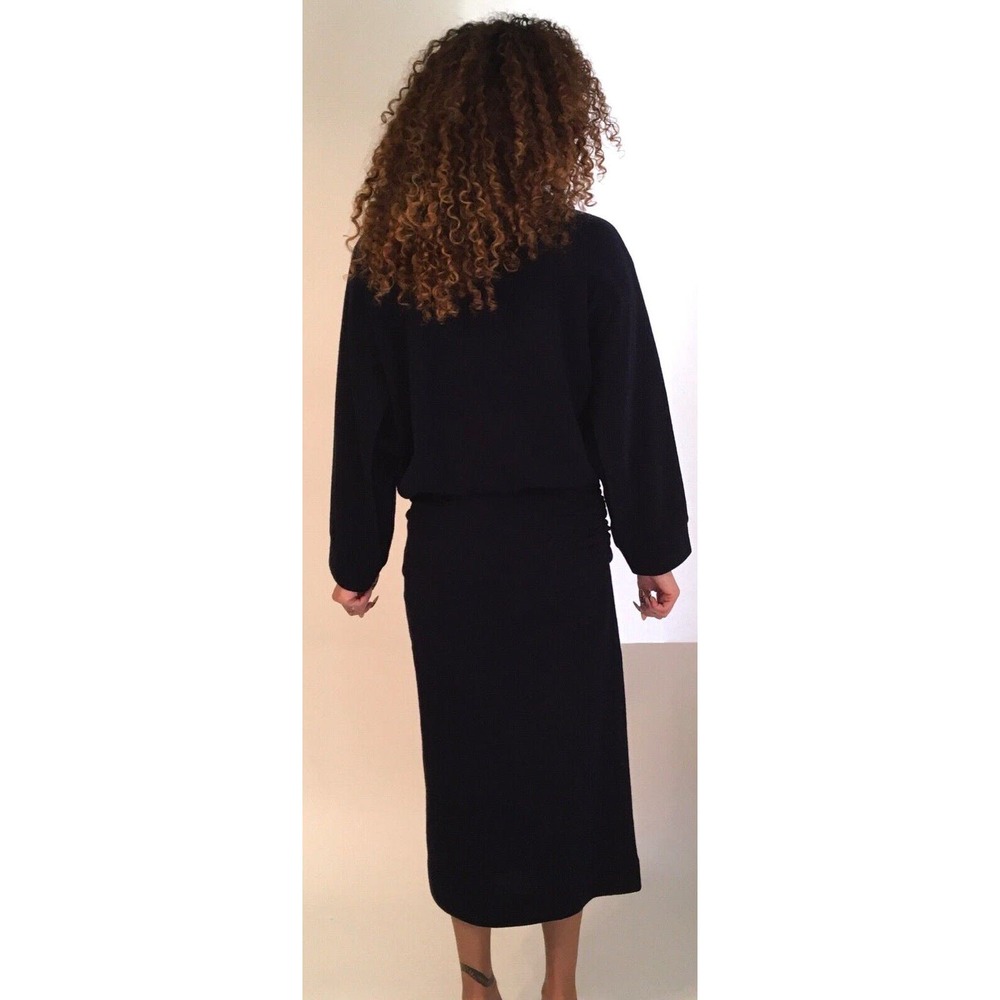Karl Lagerfeld France Women's Size 36/6 Two Piece Navy Blue Top & Skirt Vintage - Picture 5 of 5